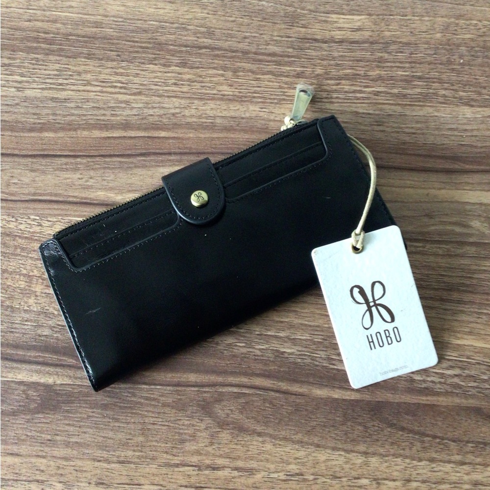 NWT Hobo Dunn Continental Leather Wallet Card Holder